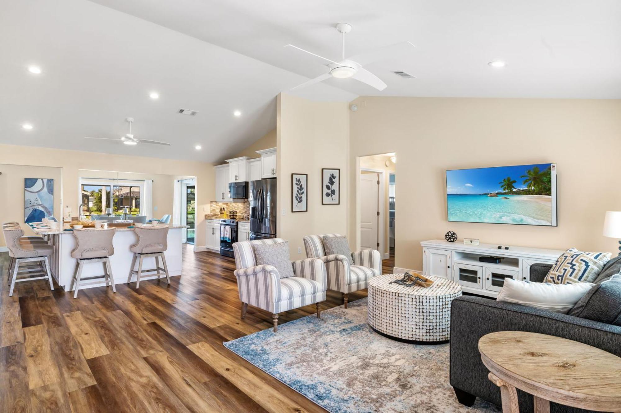 Fully Remodeled Electric-Heated Pool Home On Gulf-Access Canal - Villa Sunny Cape Coral Bagian luar foto